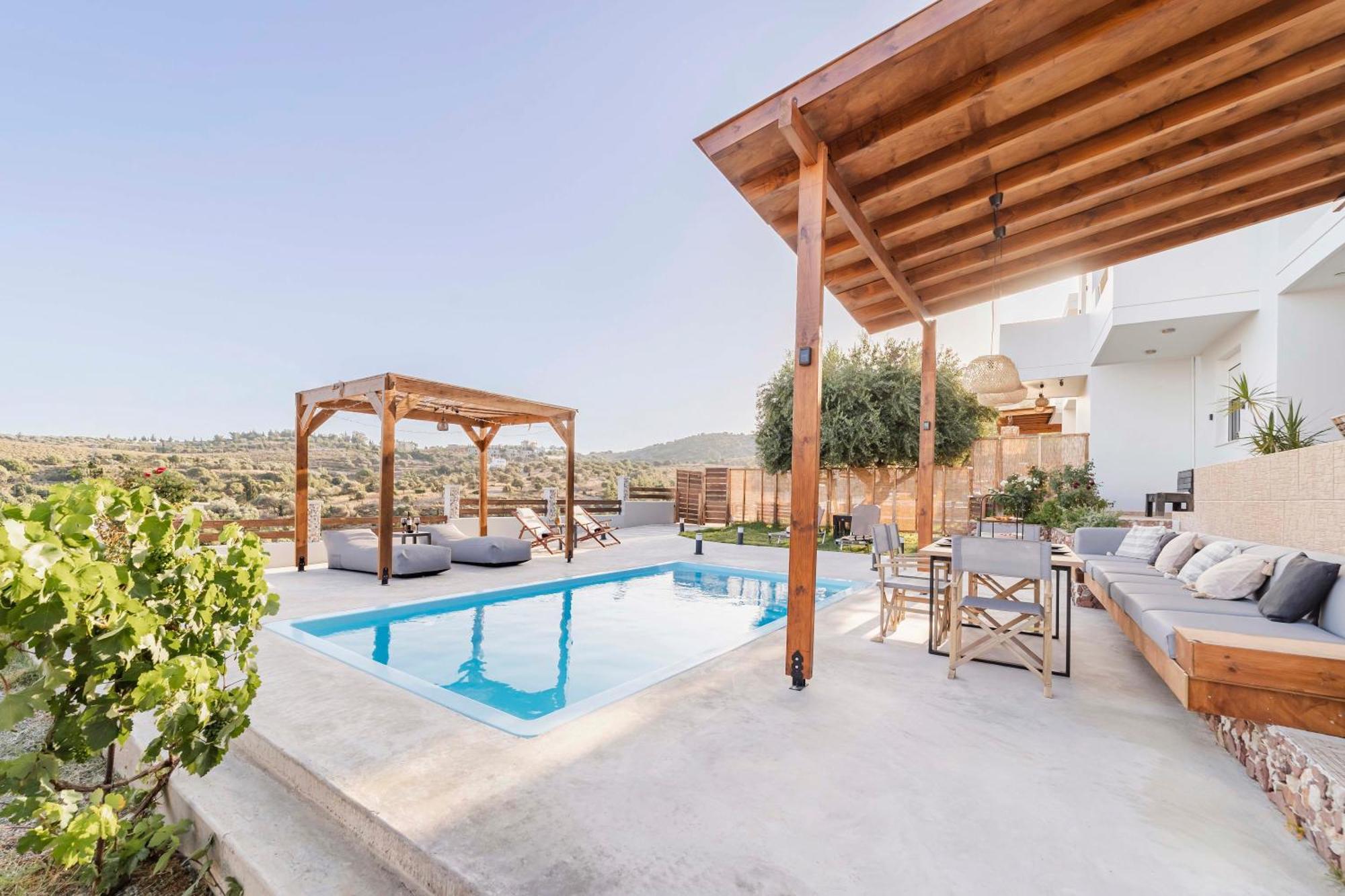 Villa Tranquility Psinthos Exterior foto